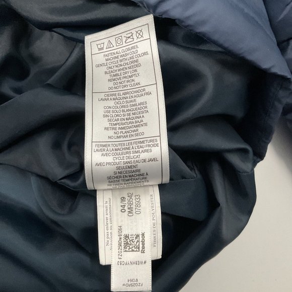 Reebok Men’s Thick Red White & Blue Puffer Jacket Size 2XL Colorblock US… - Picture 5 of 11